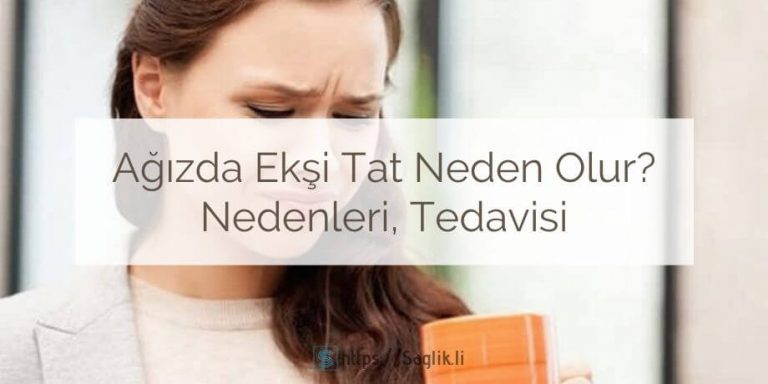 agizda eksi tat neden olur agizda eksimsi tat